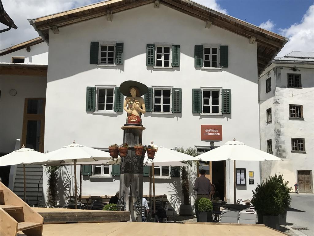 Ferienwohnung Laax Mit Traumblick, Grossem Balkon Und Terrasse Buitenkant foto