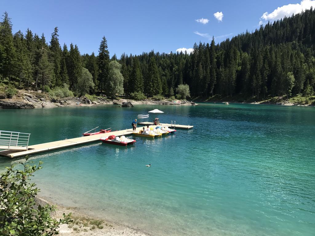 Ferienwohnung Laax Mit Traumblick, Grossem Balkon Und Terrasse Buitenkant foto